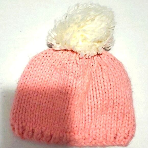 Carter's Pink Fox Pom Pom Cozy Baby Beanie - Picture 2 of 6